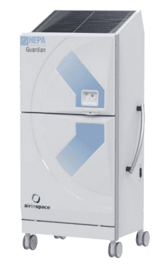 HEPA Guardian HEPA H14 High Capacity Air Purifier Up to 2500 m3/h